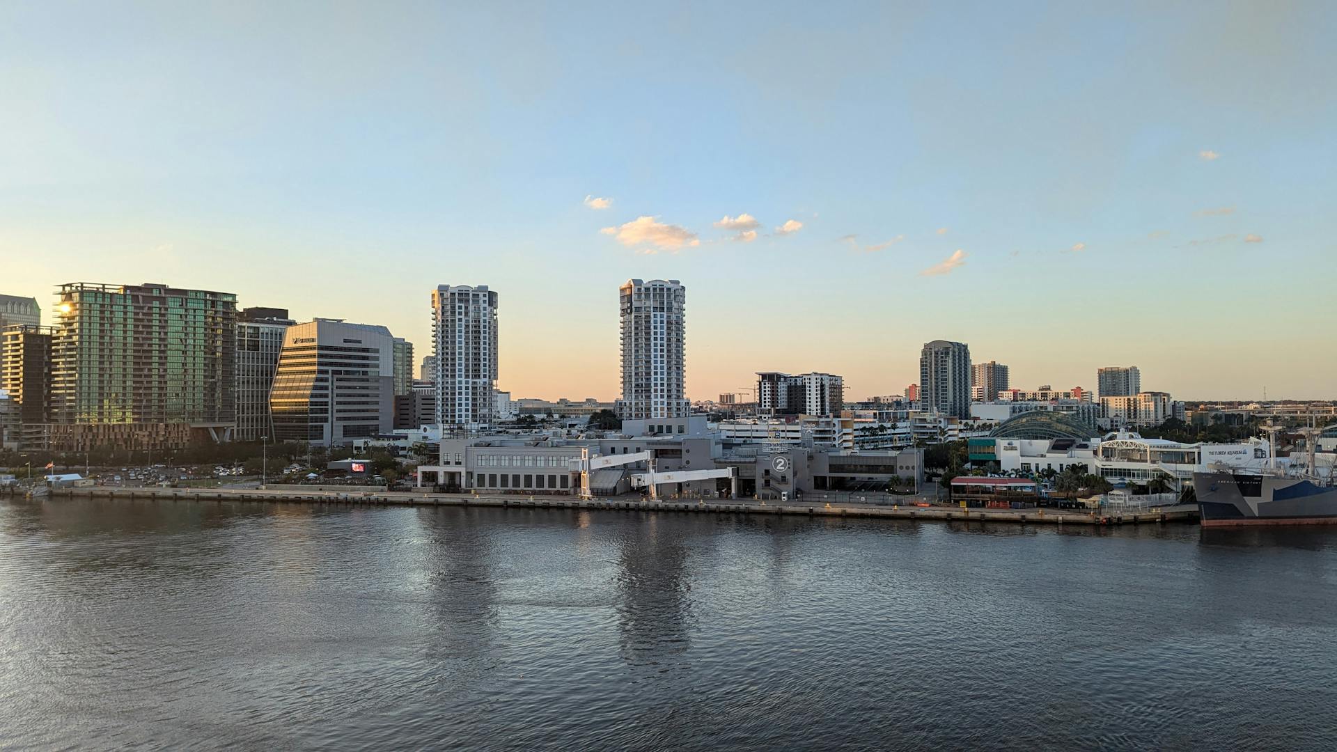 Tampa Bay skyline at sunset - VP Associates serves the Tampa Bay area with over 30 years of structural engineering expertise
